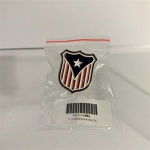 Boston Scally Co. The Patriotic Crest Cap Hat Pin Shield Enamel Rubber Backed